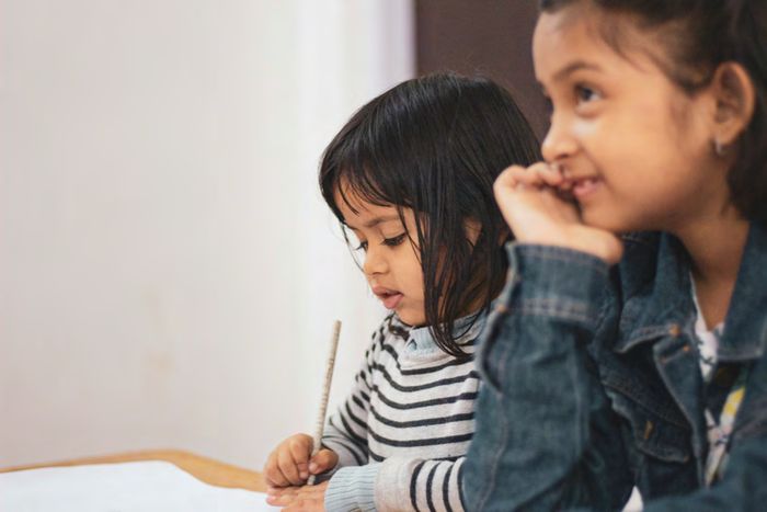 Aftercare learners doing homework